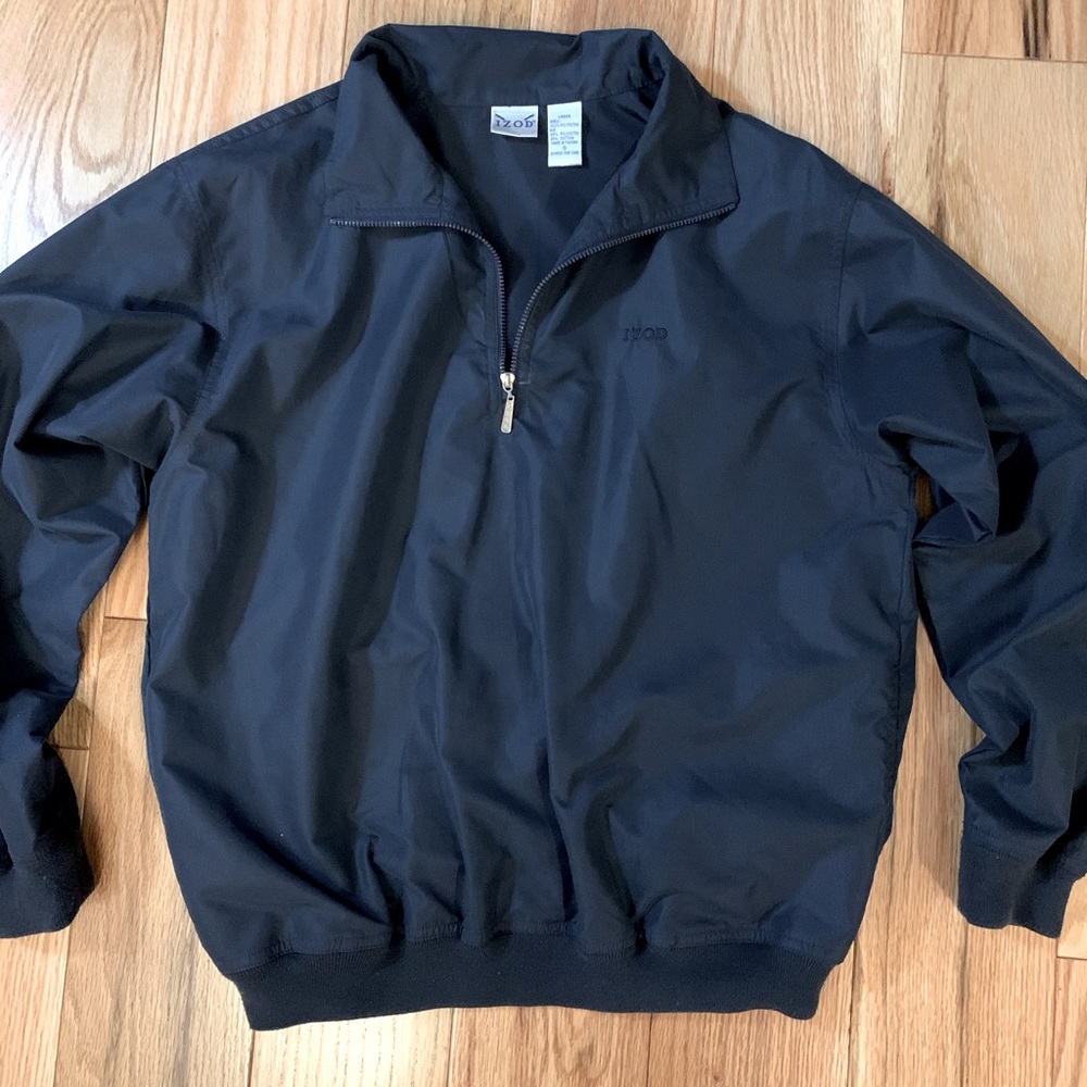 Vintage IZOD blue quarter zip jacket